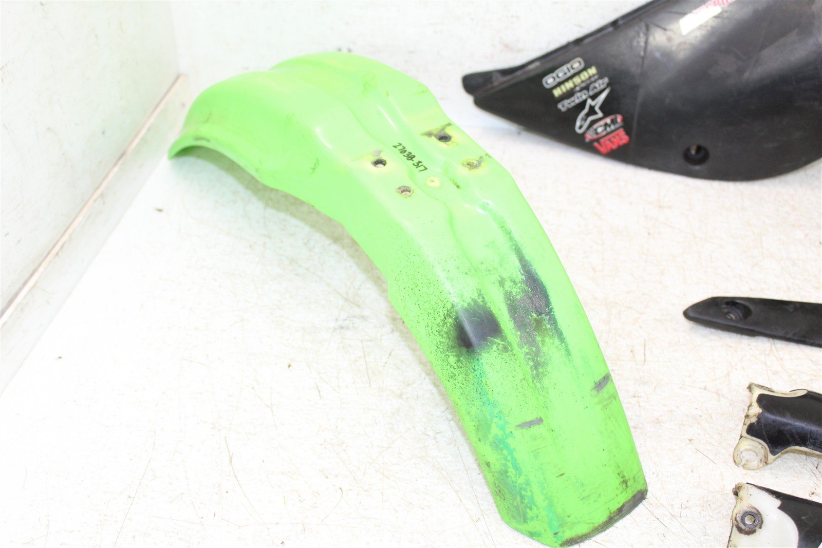 2000 Kawasaki KX 80 Fender Set Rear Front Number Plates 27038