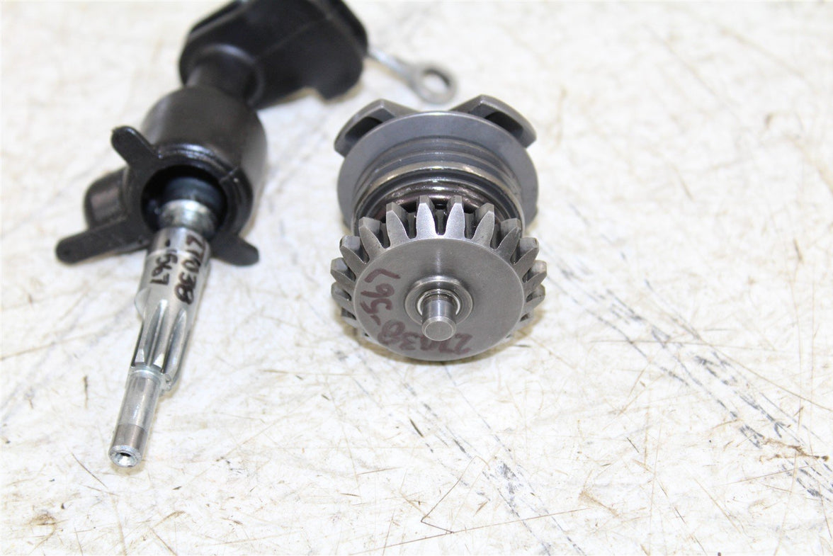 2000 Kawasaki KX 80 Power Valve Governor Shaft Arm w/ Gear 27038