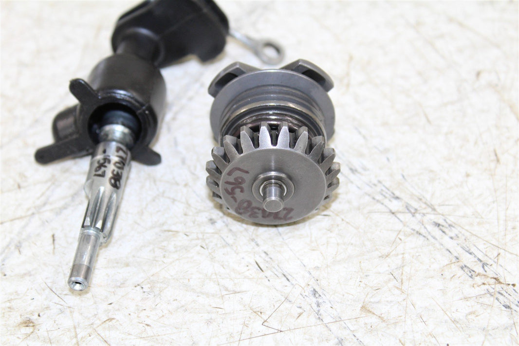 2000 Kawasaki KX 80 Power Valve Governor Shaft Arm w/ Gear 27038