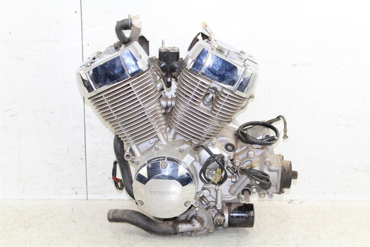 2008 Honda Shadow 750 Spirit Running Engine Motor Cases Cylinder Head 15024