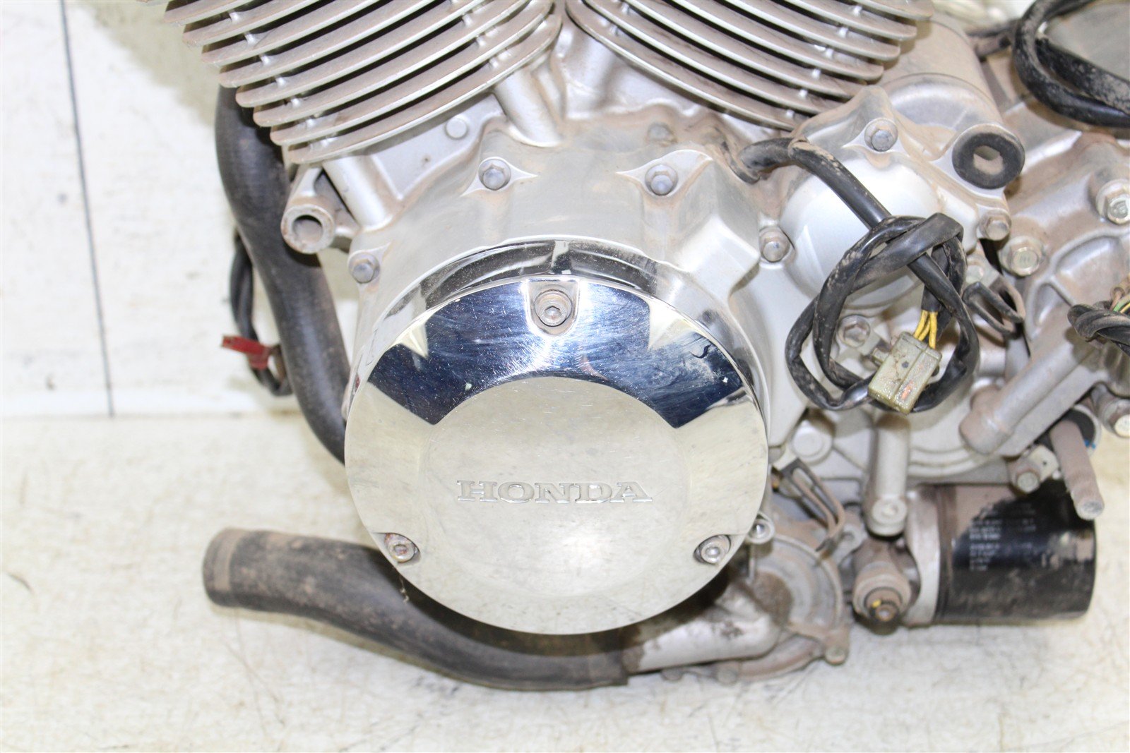 2008 Honda Shadow 750 Spirit Running Engine Motor Cases Cylinder Head 15024