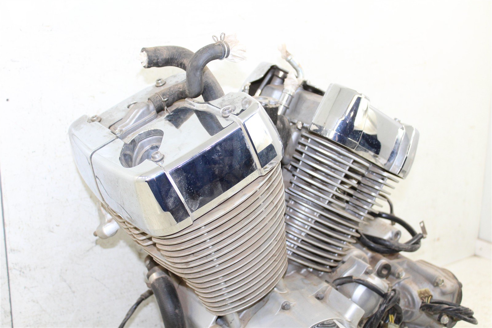 2008 Honda Shadow 750 Spirit Running Engine Motor Cases Cylinder Head 15024