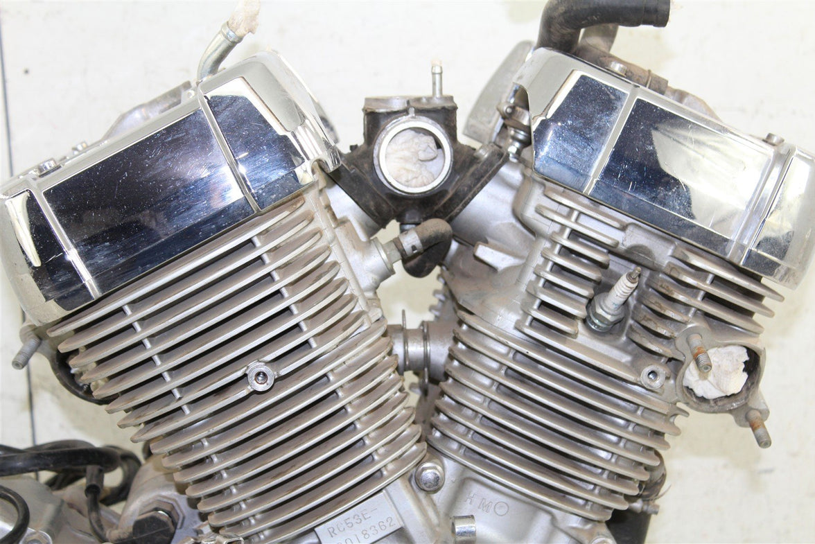 2008 Honda Shadow 750 Spirit Running Engine Motor Cases Cylinder Head 15024