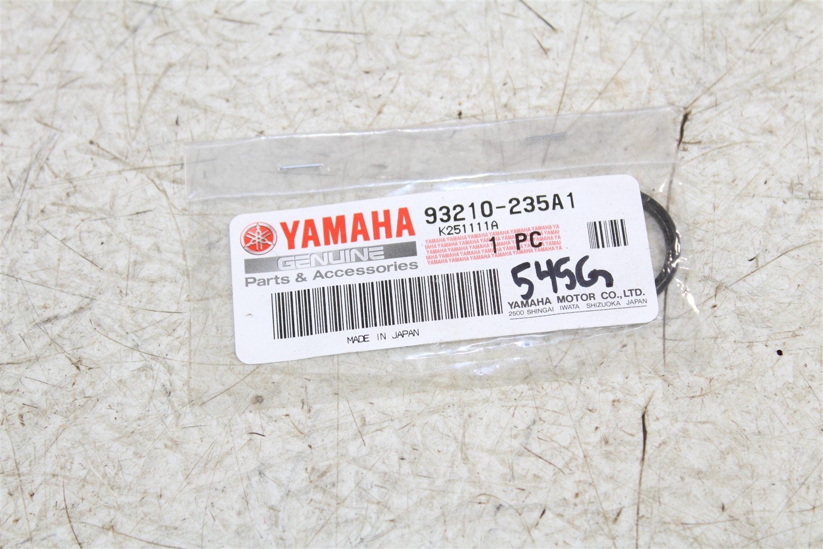 NOS Genuine Yamaha O Ring Seal 93210-235A1 NEW 545G