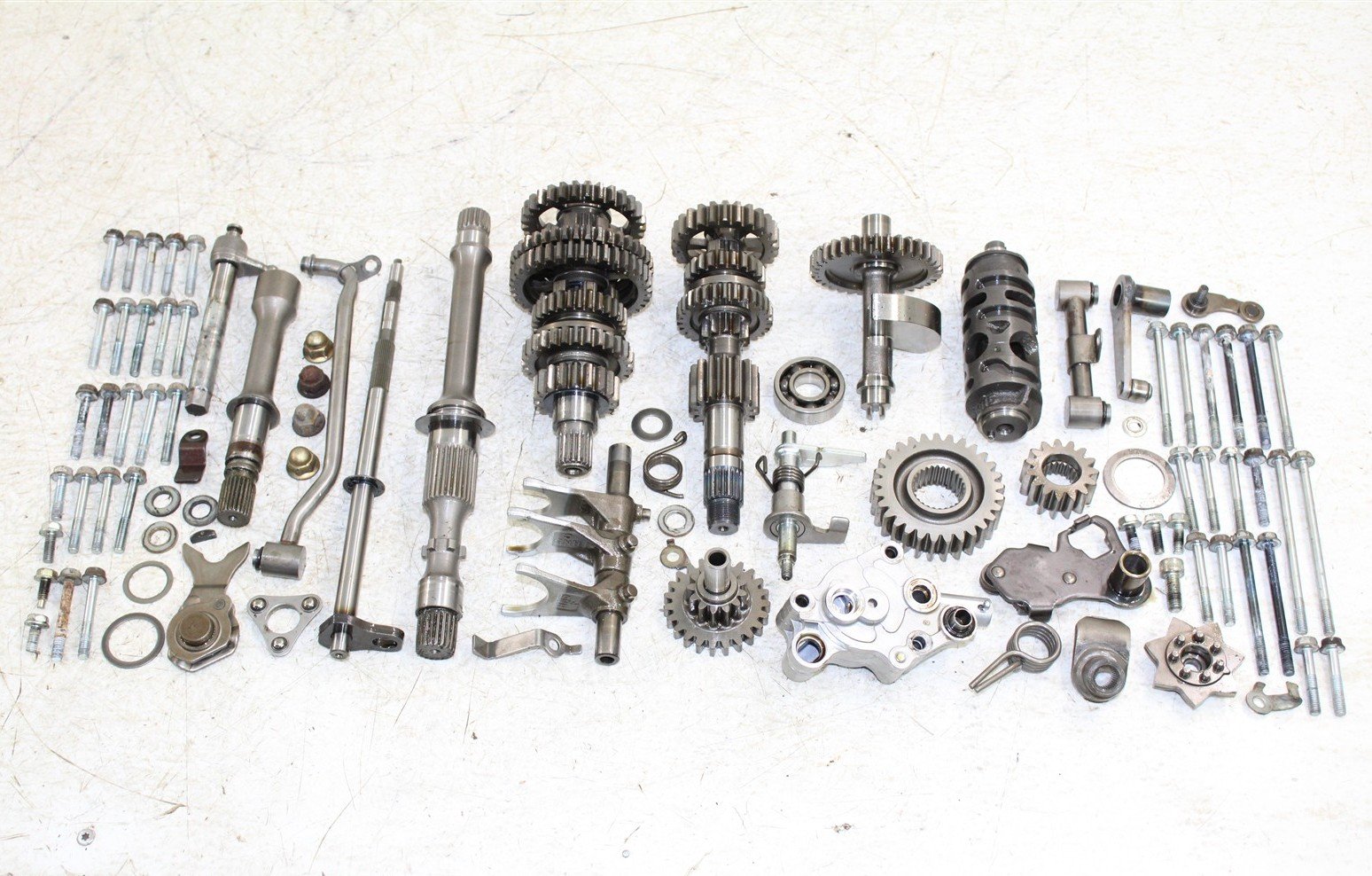 2004 Honda Rancher 350 ES Transmission Gears Shift Shaft Forks Drum 11110