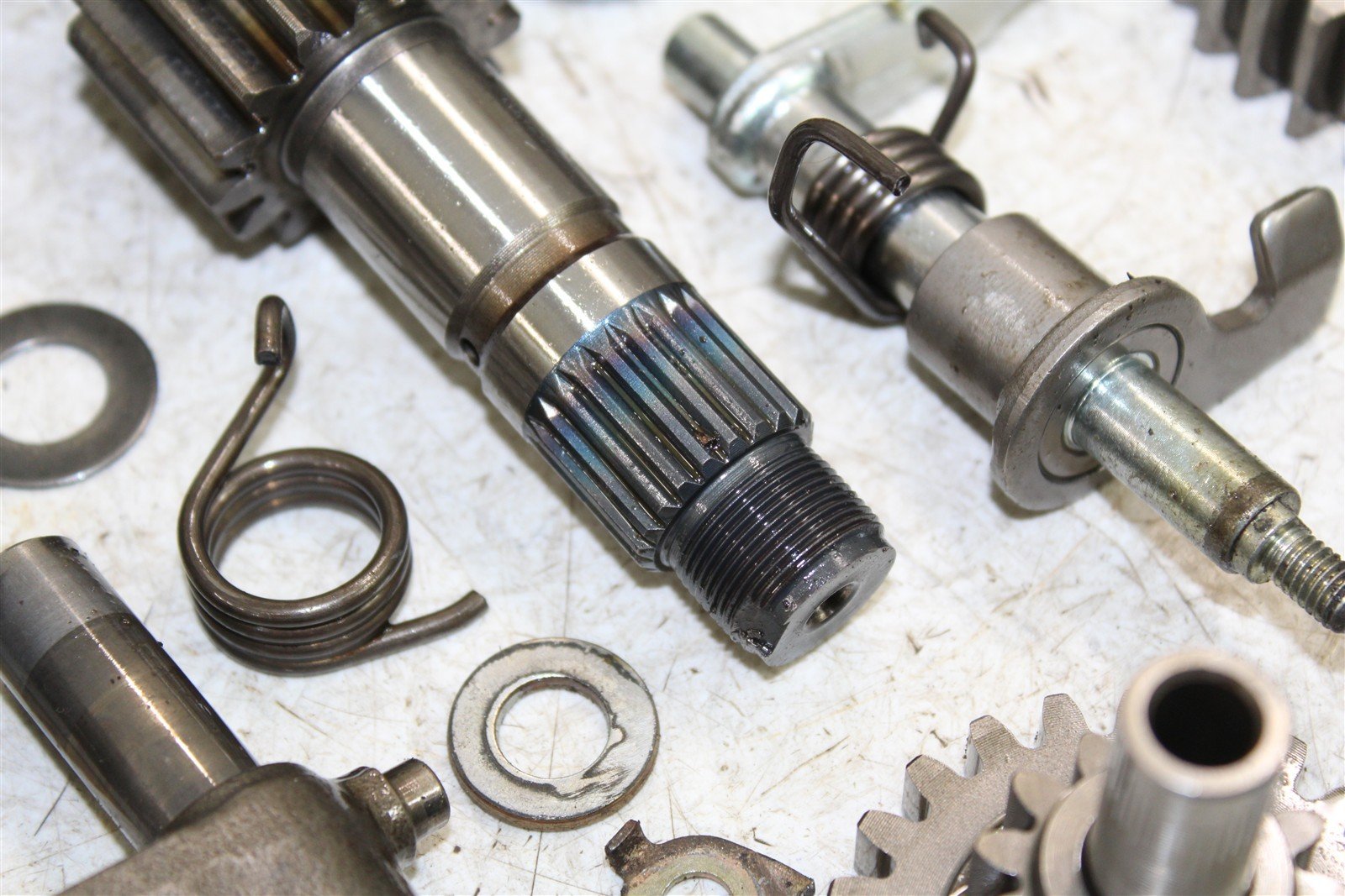 2004 Honda Rancher 350 ES Transmission Gears Shift Shaft Forks Drum 11110