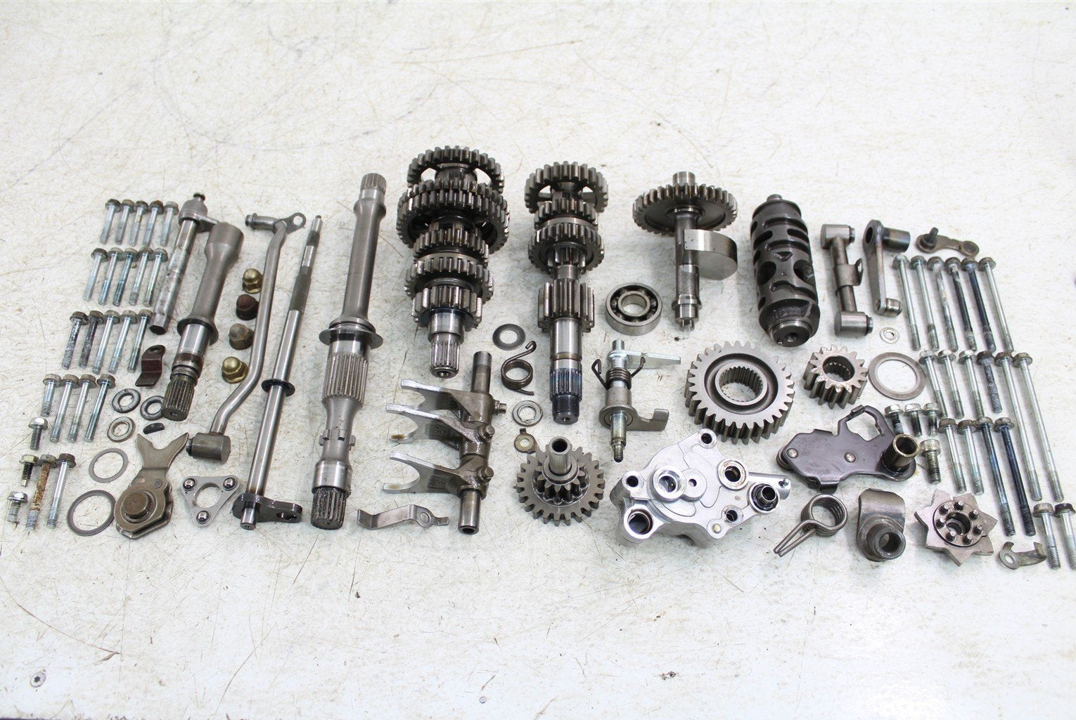 2004 Honda Rancher 350 ES Transmission Gears Shift Shaft Forks Drum 11110