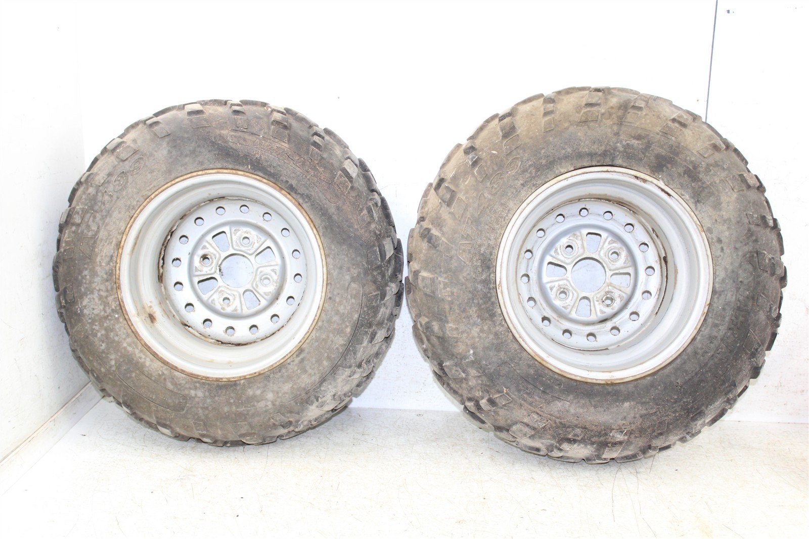 2004 Honda Rancher 350 ES Front Wheel Set Rims 11110