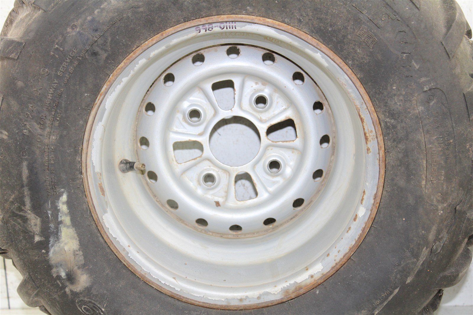 2004 Honda Rancher 350 ES Rear Wheel Set Rims 11110