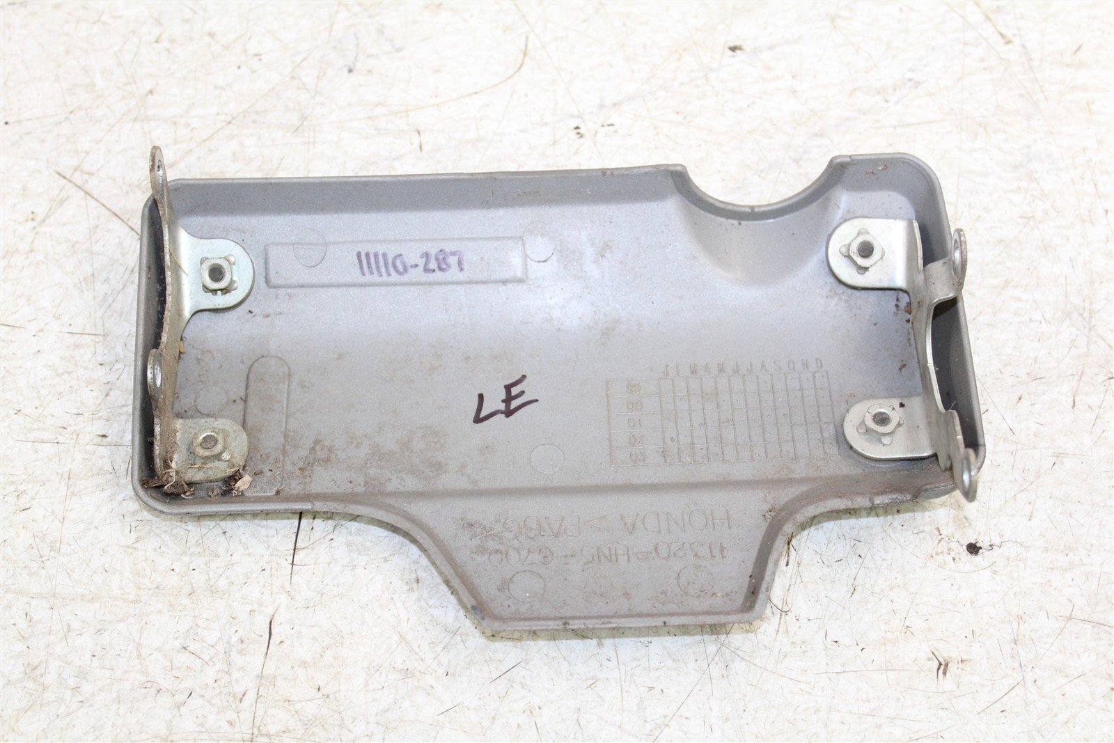 2004 Honda Rancher 350 ES Left Plastic Engine Panel Cover 11110