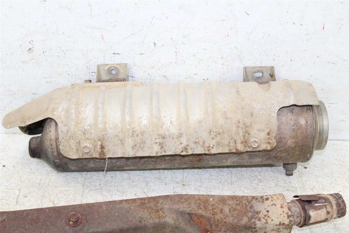 2004 Honda Rancher 350 ES Exhaust Head Pipe Silencer Muffler 11110