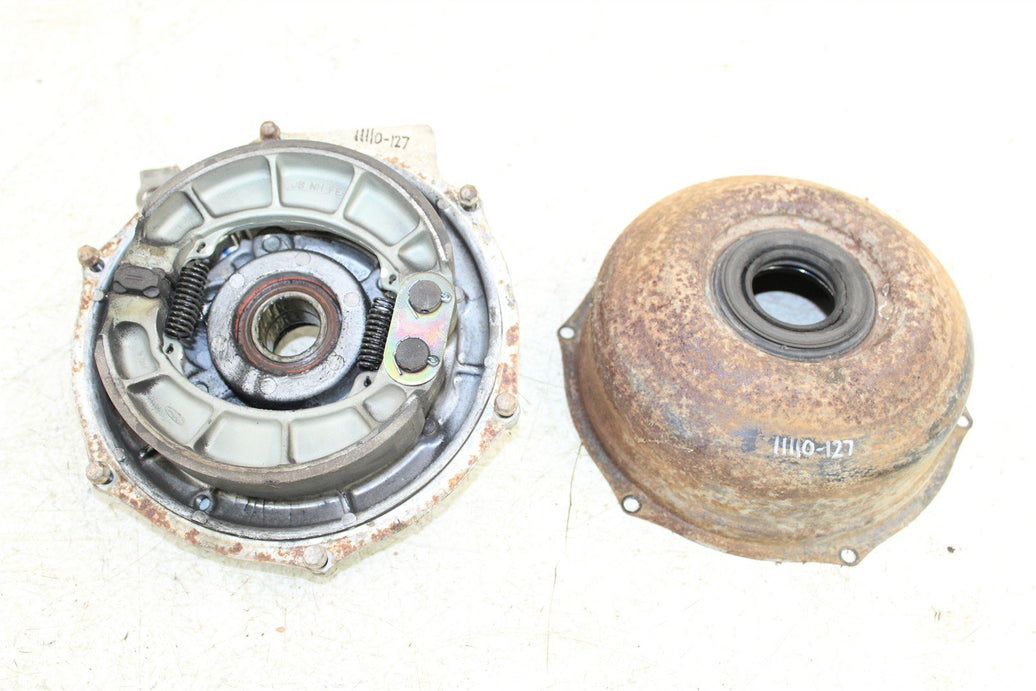 2004 Honda Rancher 350 ES Rear Brake Drum Backing Plate Panel w/ Cover 11110
