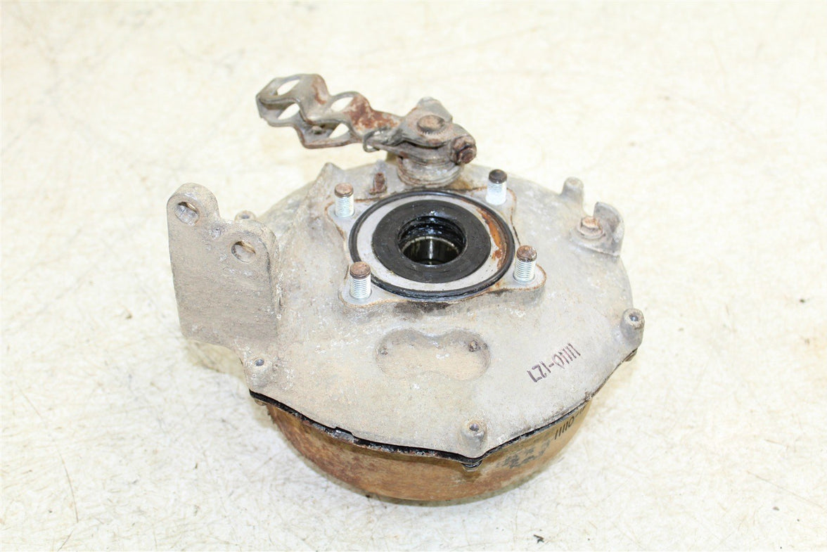 2004 Honda Rancher 350 ES Rear Brake Drum Backing Plate Panel w/ Cover 11110