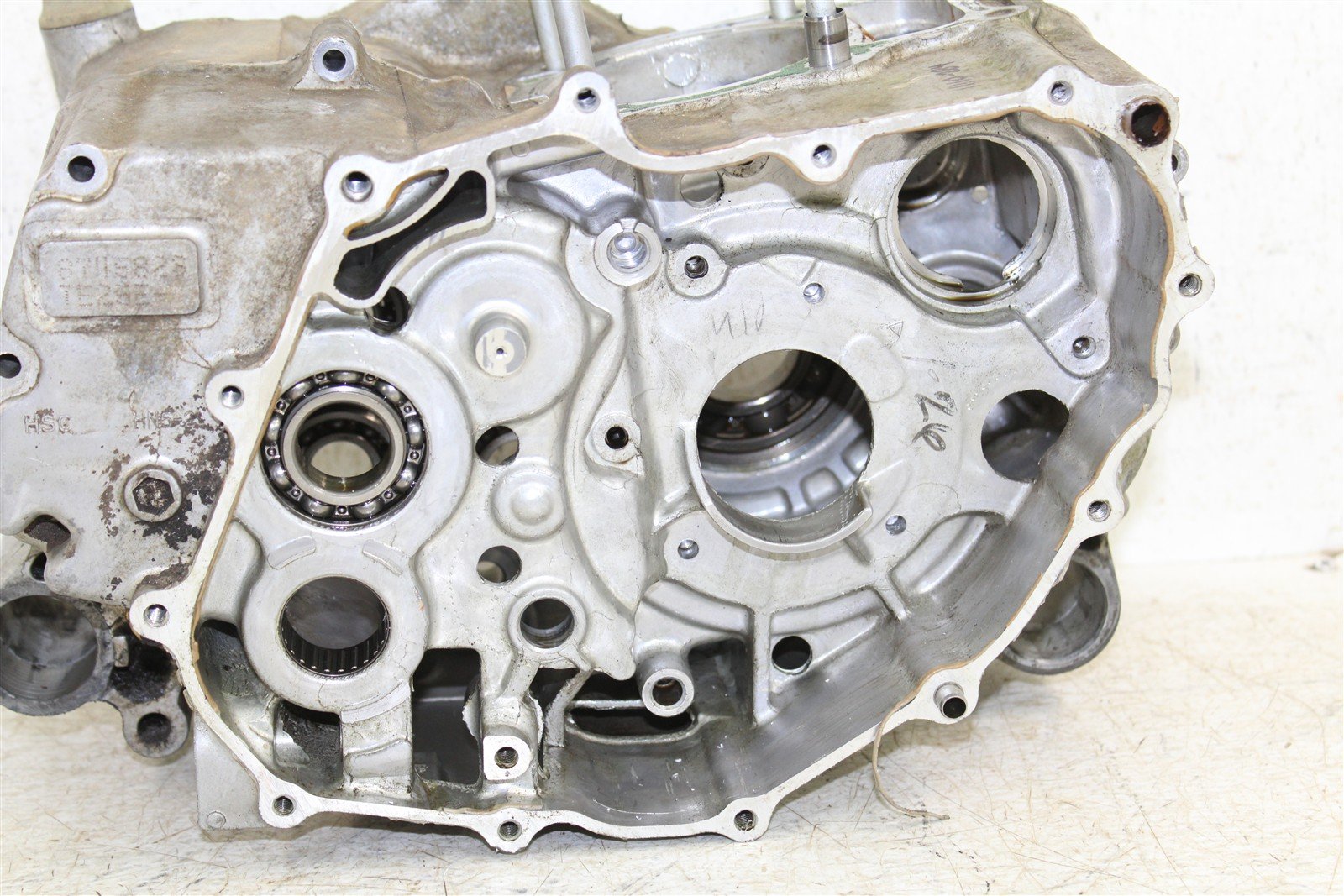 2004 Honda Rancher 350 ES Engine Cases Crankcase Left Right 11110