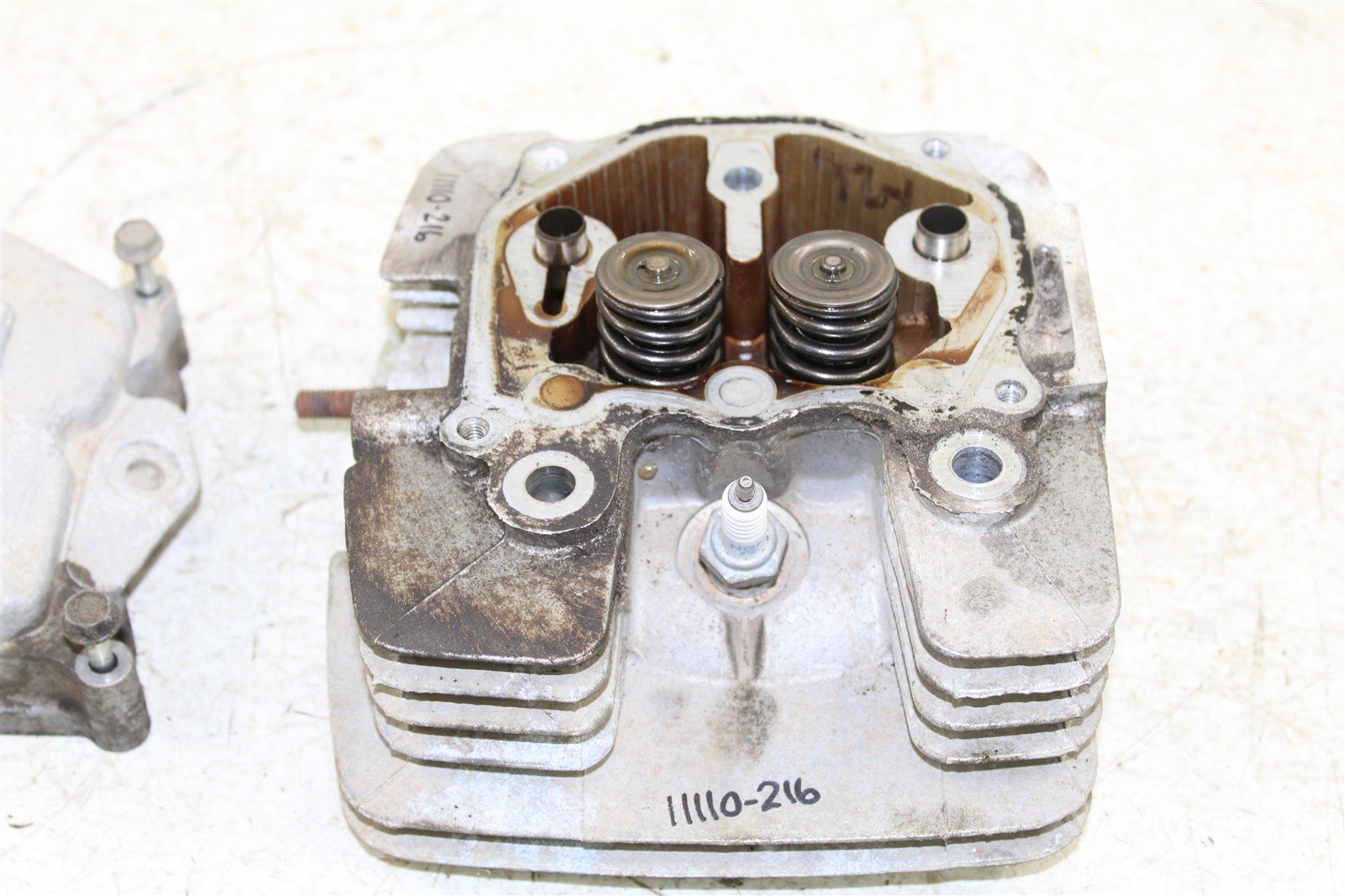 2004 Honda Rancher 350 ES Cylinder Head Valve Cover Intake Exhaust 11110