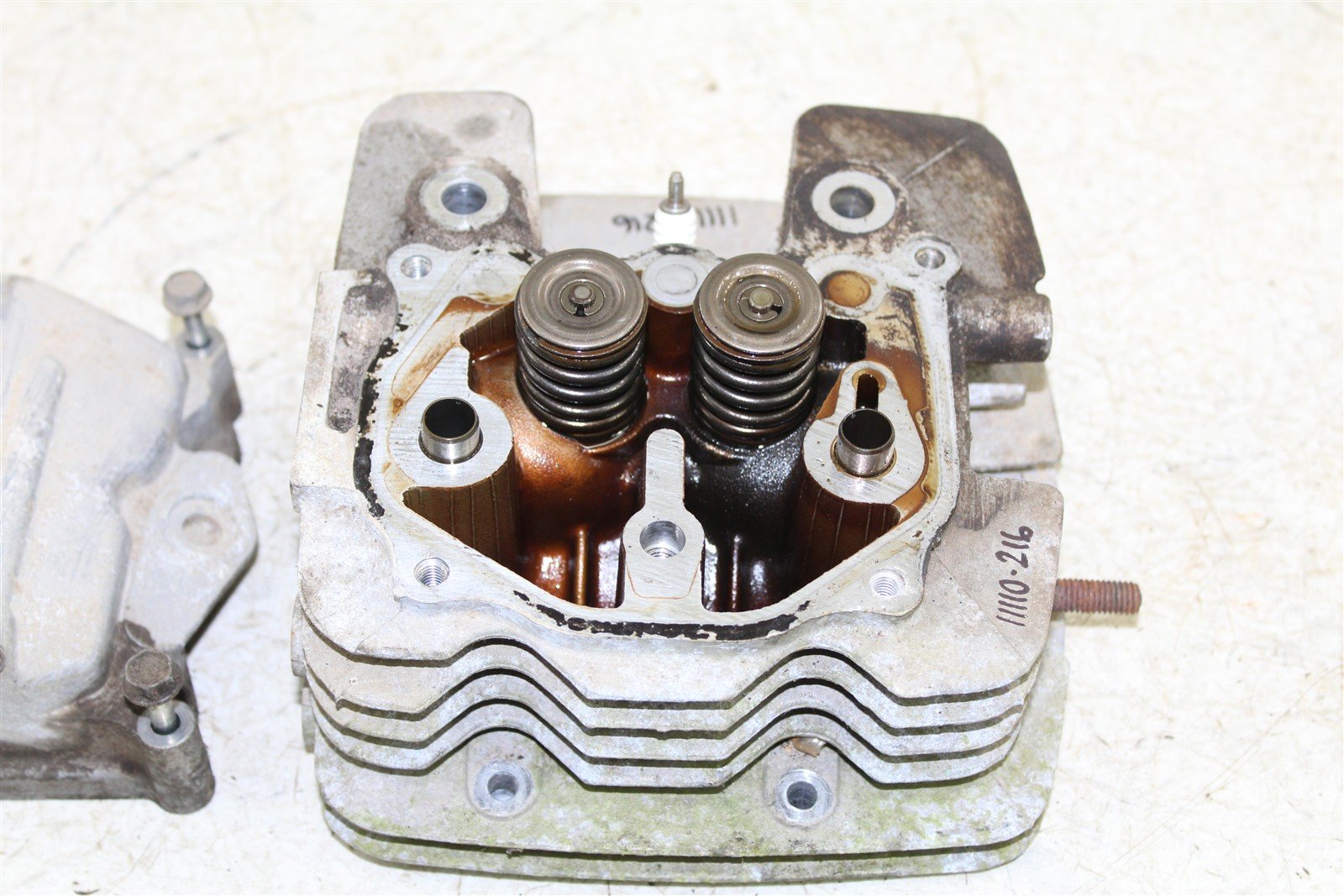 2004 Honda Rancher 350 ES Cylinder Head Valve Cover Intake Exhaust 11110