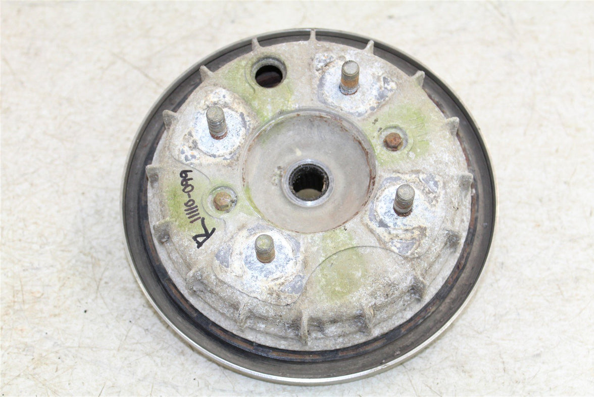2004 Honda Rancher 350 ES Front Right Brake Drum Backing Plate Panel Hub 11110