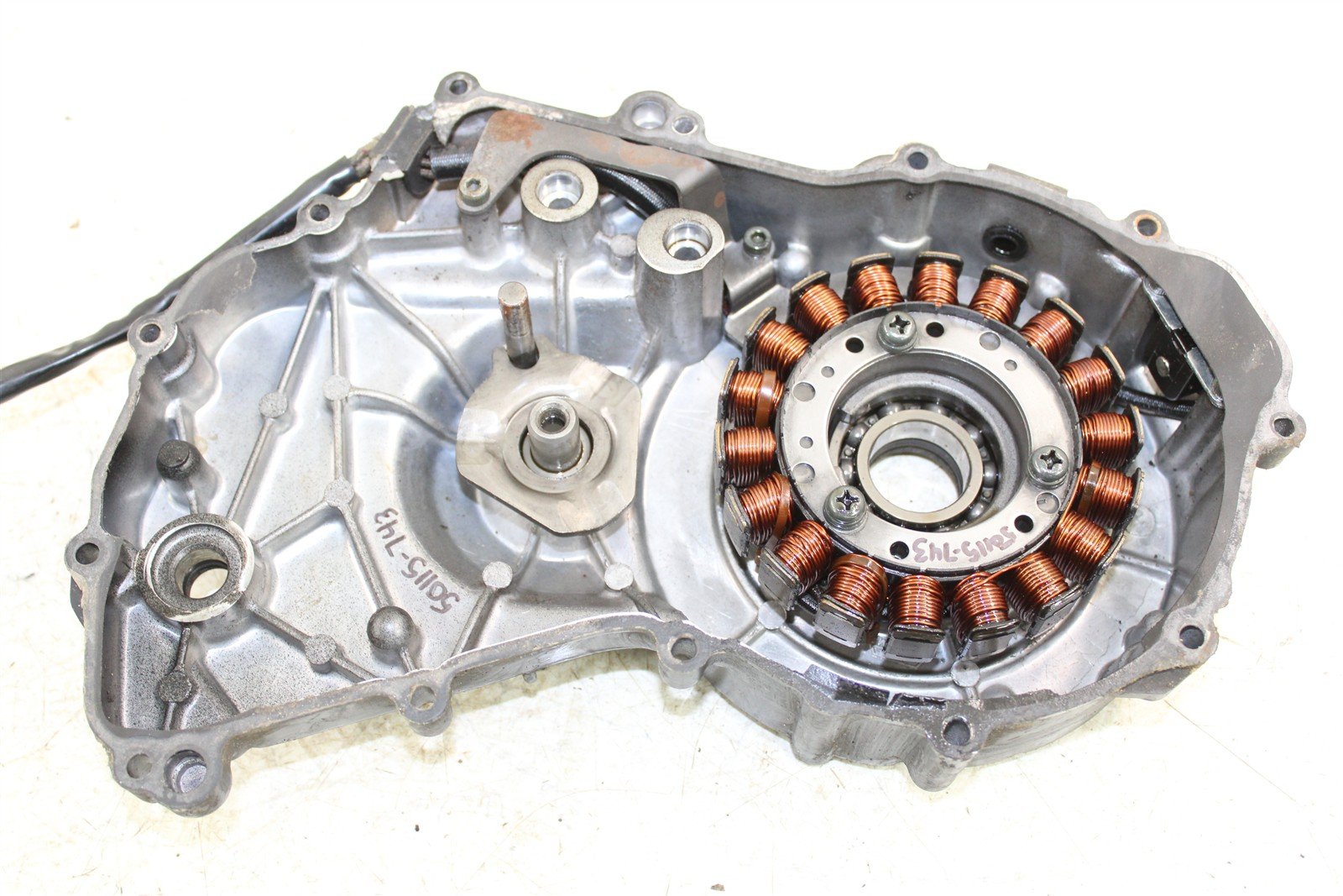 2002 Yamaha Big Bear 400 4x4 Stator Magneto Generator Coil w/ Cover 50115