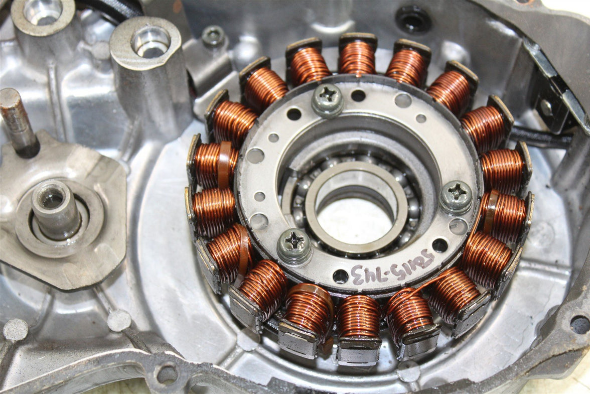 2002 Yamaha Big Bear 400 4x4 Stator Magneto Generator Coil w/ Cover 50115