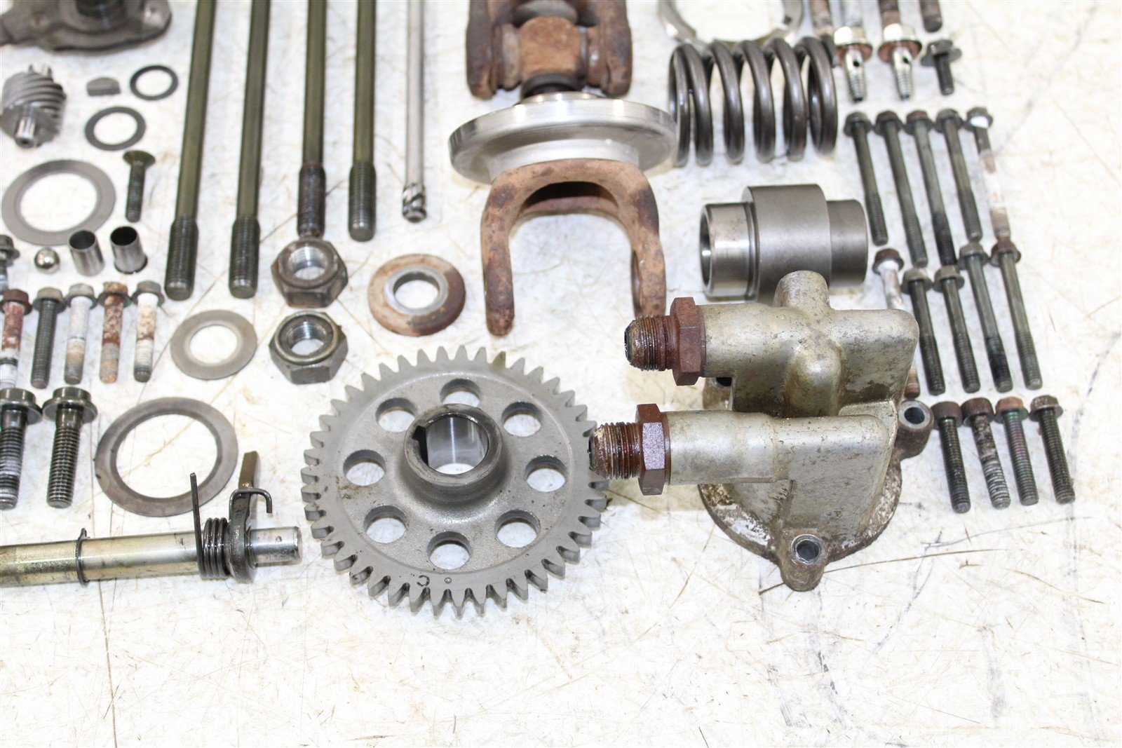 2002 Yamaha Big Bear 400 4x4 Transmission Gears Shift Shaft Forks Drum 50115
