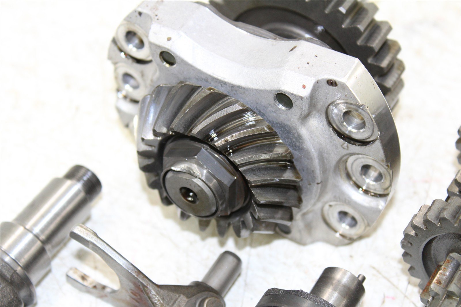 2002 Yamaha Big Bear 400 4x4 Transmission Gears Shift Shaft Forks Drum 50115