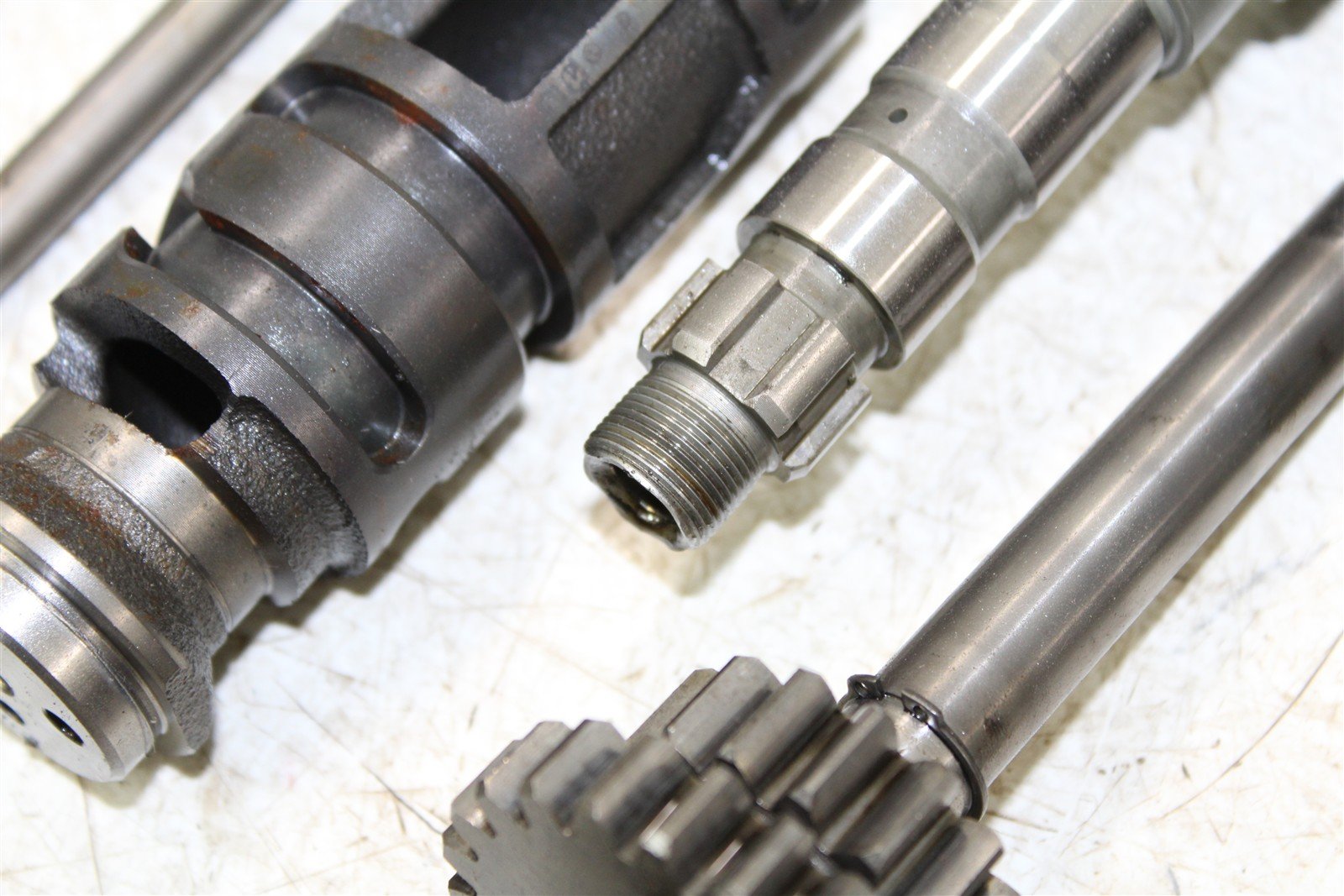 2002 Yamaha Big Bear 400 4x4 Transmission Gears Shift Shaft Forks Drum 50115