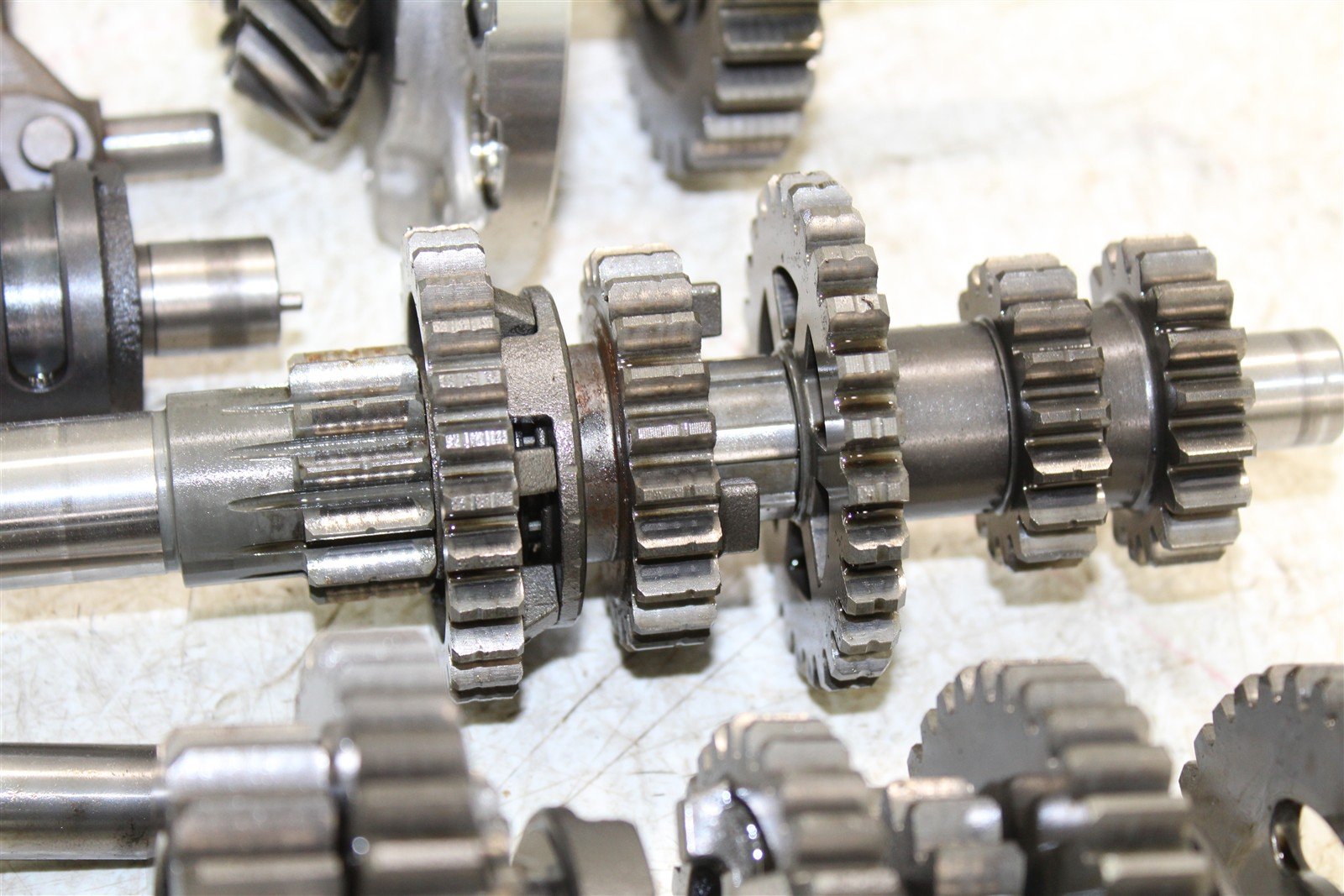 2002 Yamaha Big Bear 400 4x4 Transmission Gears Shift Shaft Forks Drum 50115