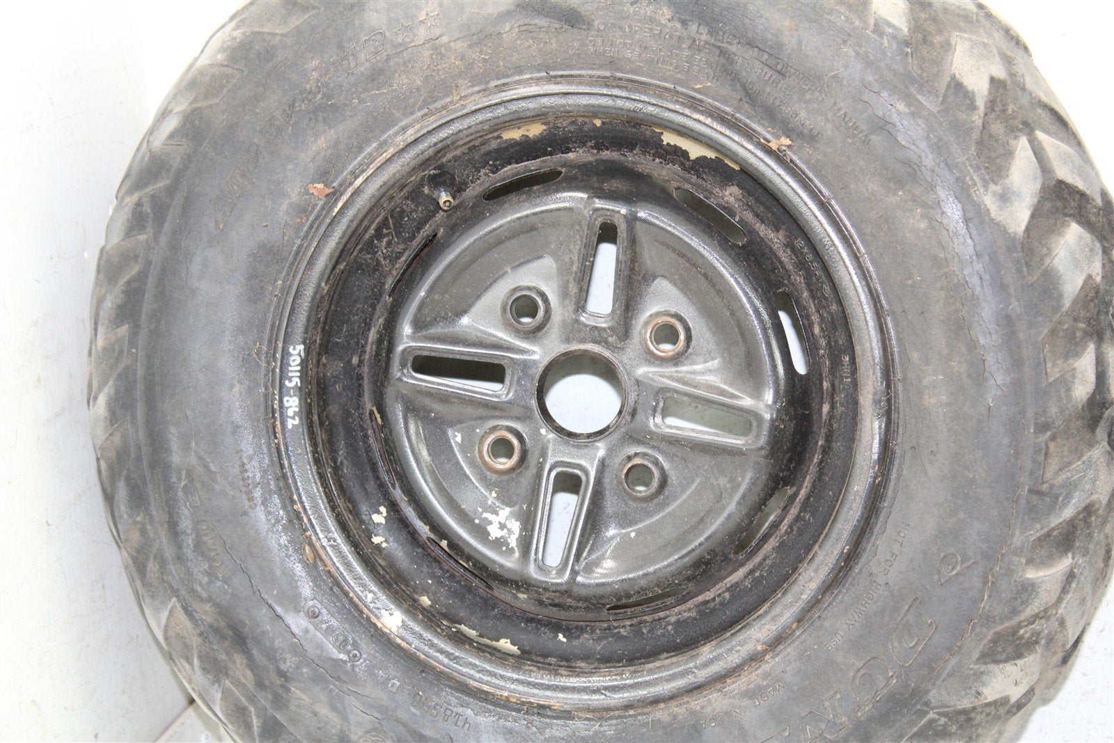 1993 Yamaha Kodiak 400 4x4 Front Wheel Set Rims 50115