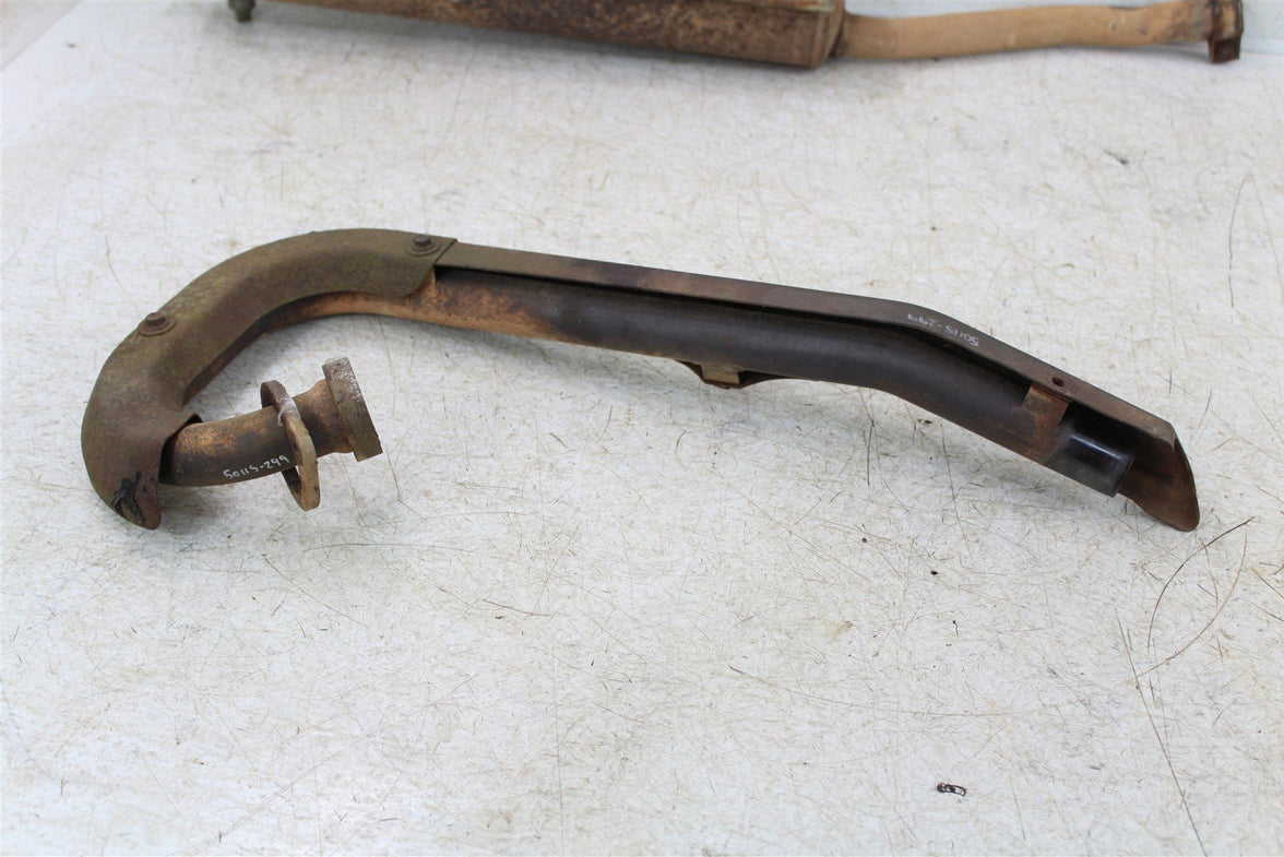 2002 Yamaha Big Bear 400 4x4 Exhaust Head Pipe Silencer Muffler 50115