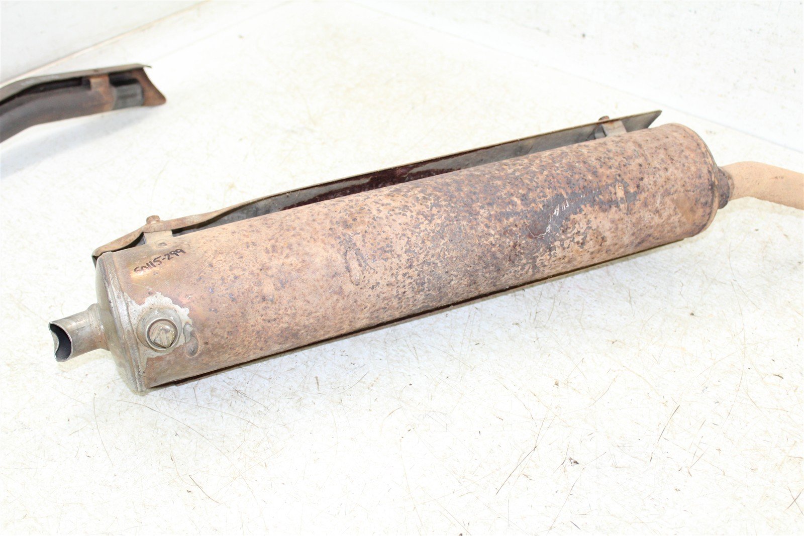 2002 Yamaha Big Bear 400 4x4 Exhaust Head Pipe Silencer Muffler 50115