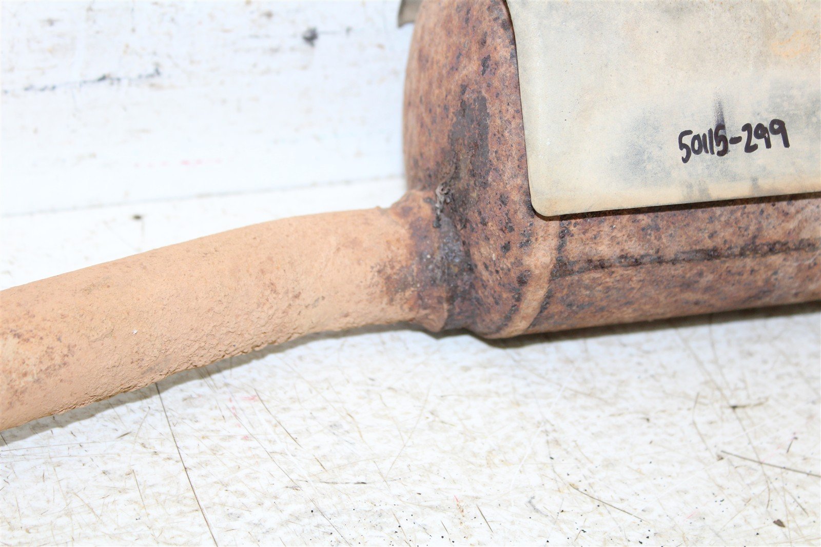 2002 Yamaha Big Bear 400 4x4 Exhaust Head Pipe Silencer Muffler 50115