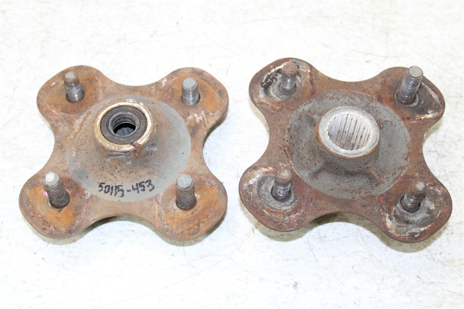 2002 Yamaha Big Bear 400 4x4 Rear Hubs Wheel Mounts 50115
