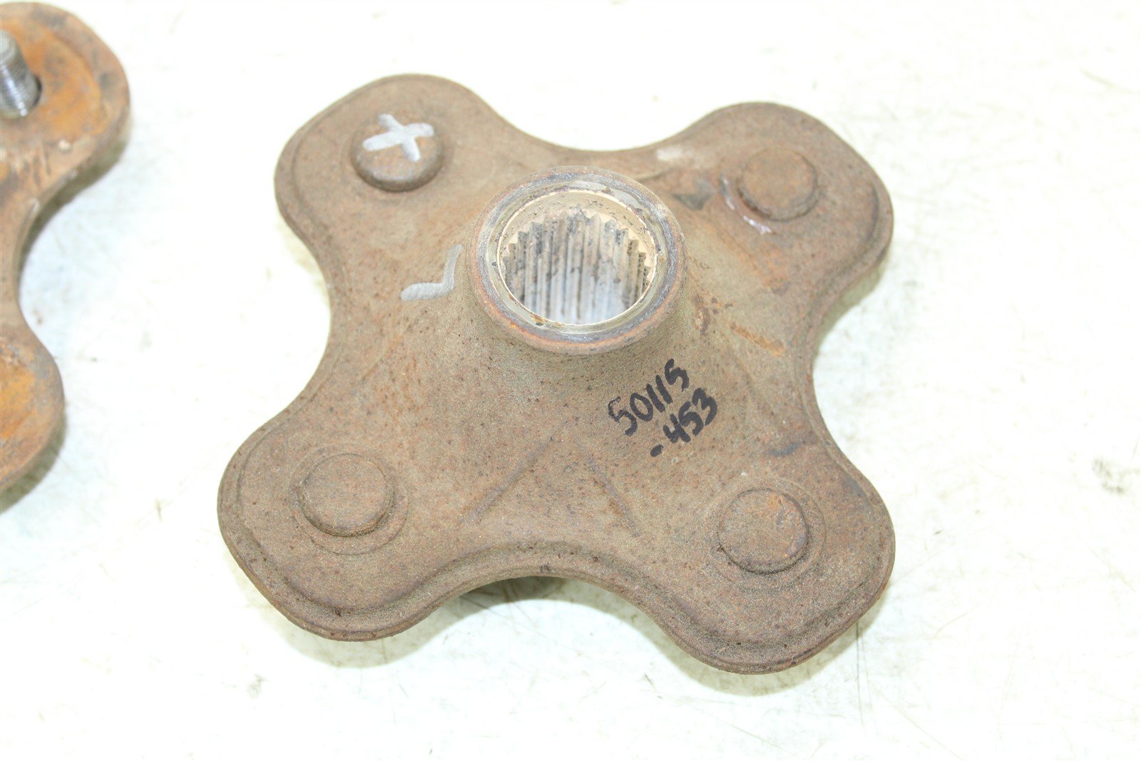2002 Yamaha Big Bear 400 4x4 Rear Hubs Wheel Mounts 50115