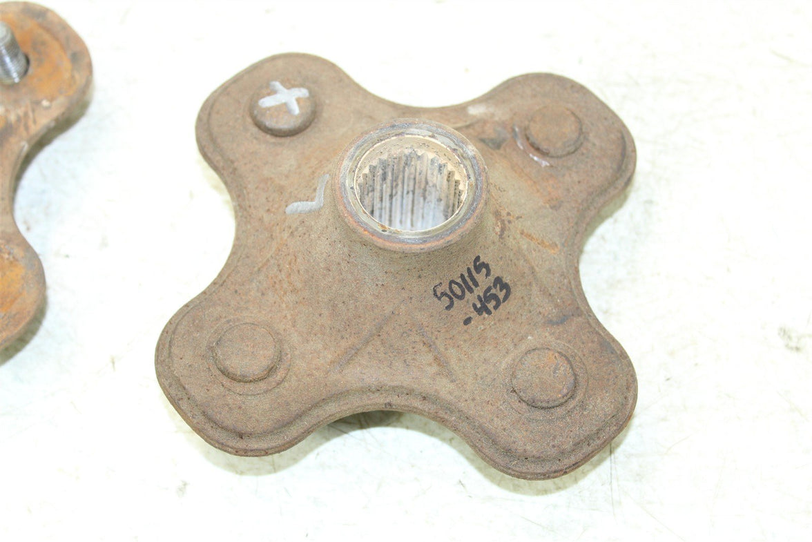 2002 Yamaha Big Bear 400 4x4 Rear Hubs Wheel Mounts 50115