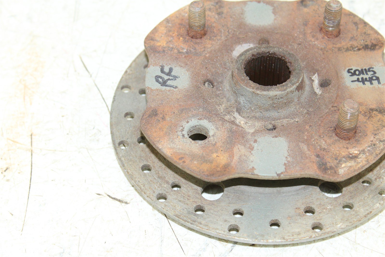 2002 Yamaha Big Bear 400 4x4 Front Hubs Brake Rotors 50115