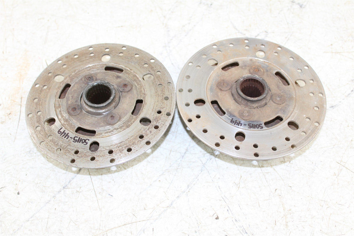 2002 Yamaha Big Bear 400 4x4 Front Hubs Brake Rotors 50115