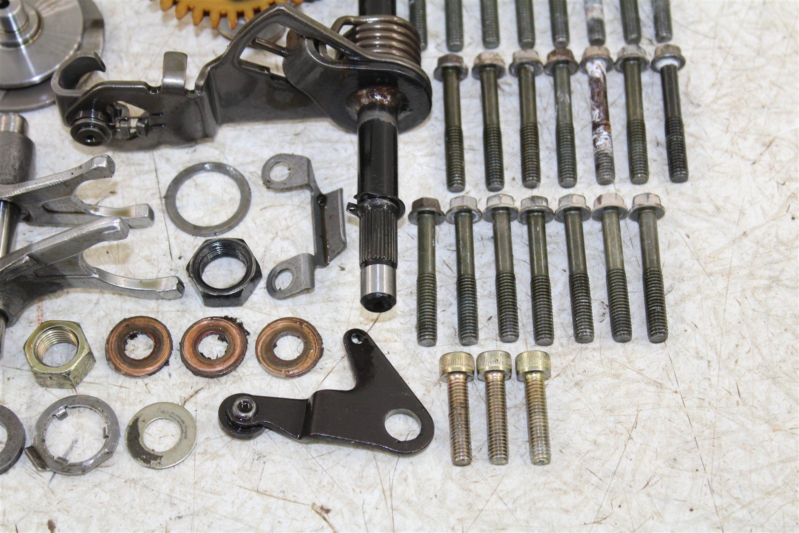 2006 Yamaha TTR 50 E Transmission Gears Shaft Shift Drum 55070