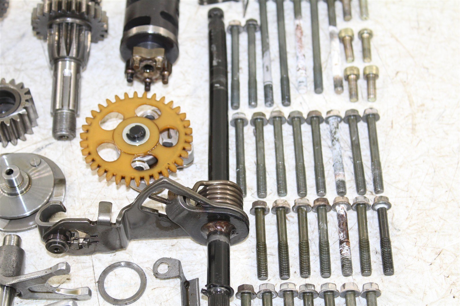 2006 Yamaha TTR 50 E Transmission Gears Shaft Shift Drum 55070