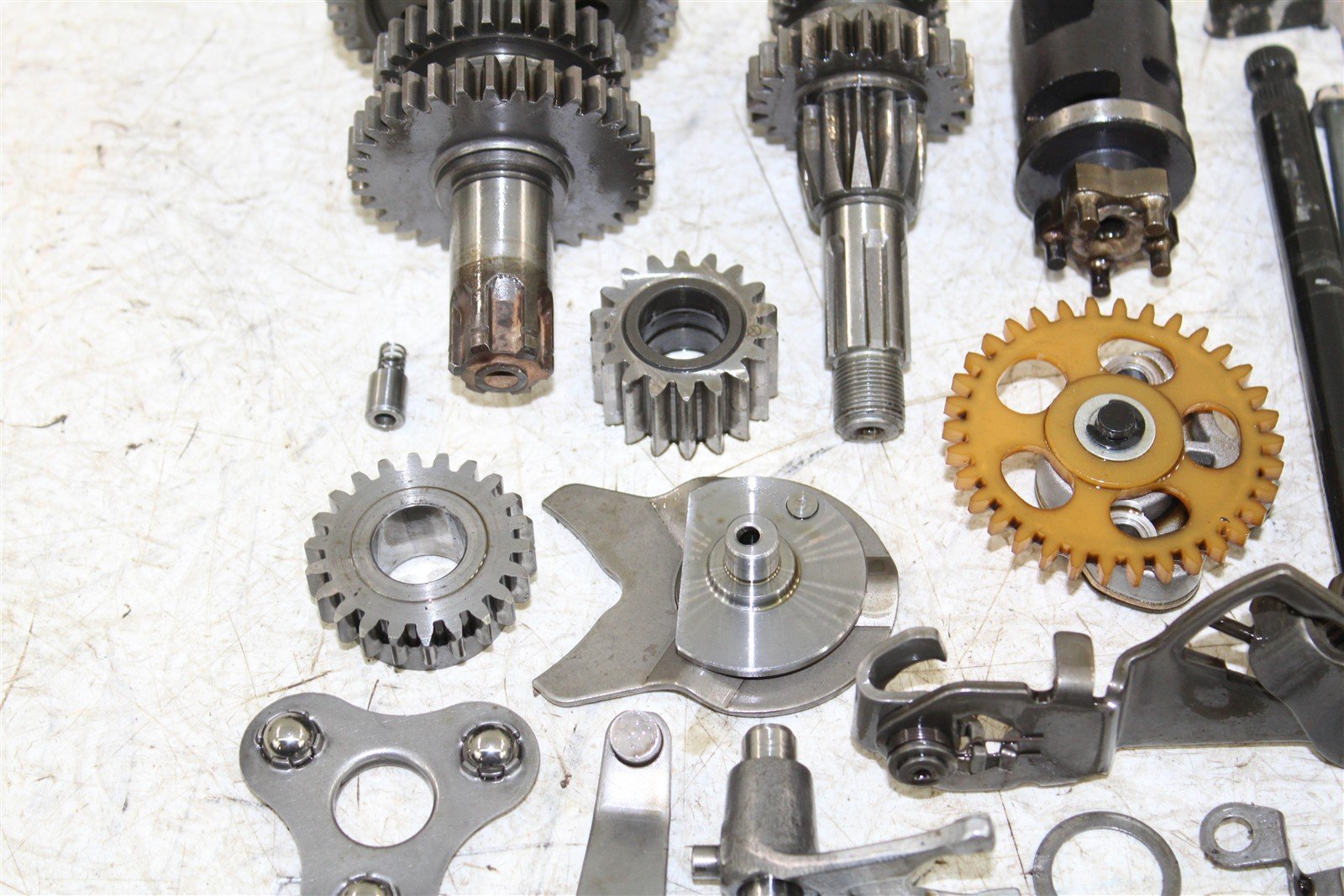 2006 Yamaha TTR 50 E Transmission Gears Shaft Shift Drum 55070