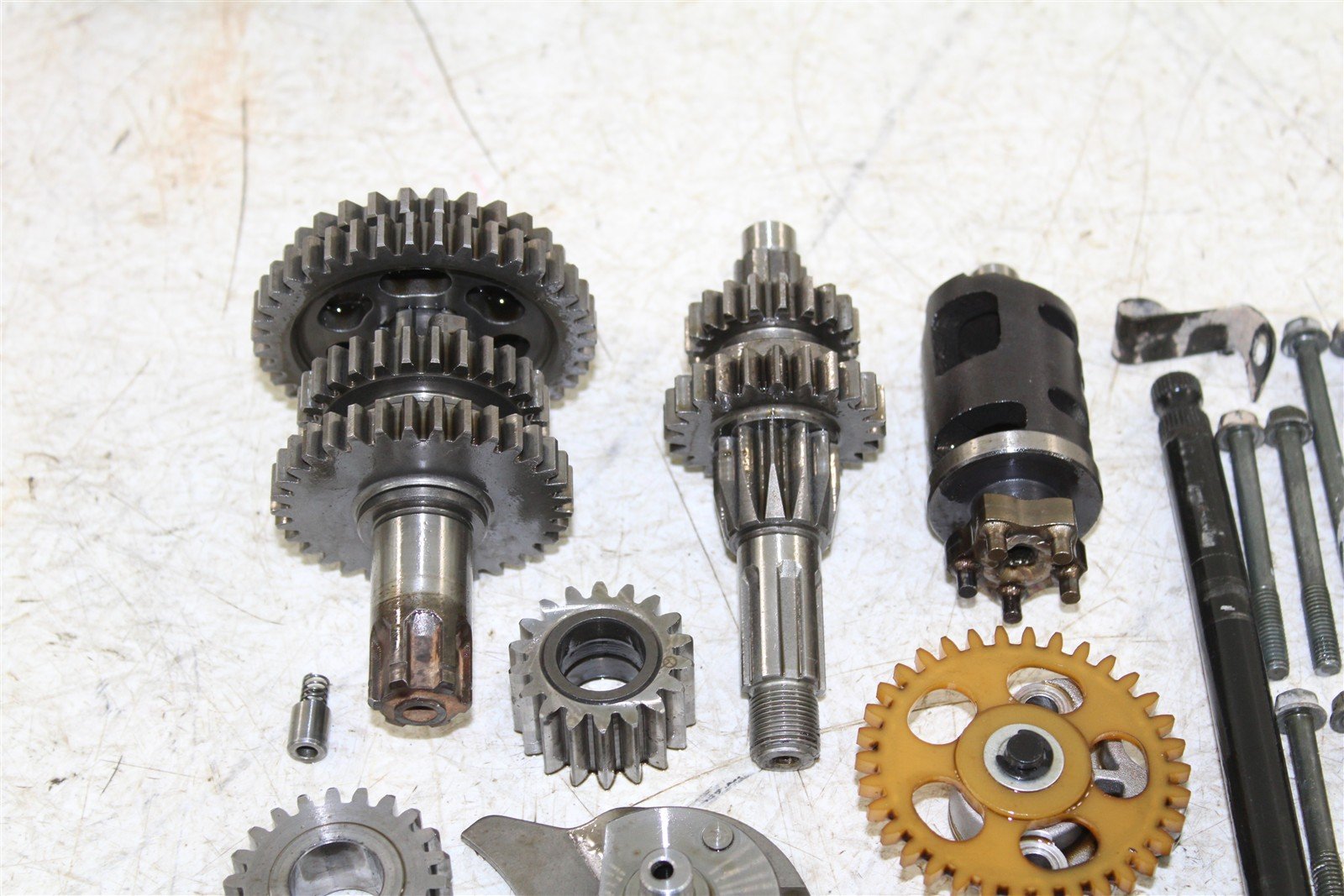 2006 Yamaha TTR 50 E Transmission Gears Shaft Shift Drum 55070