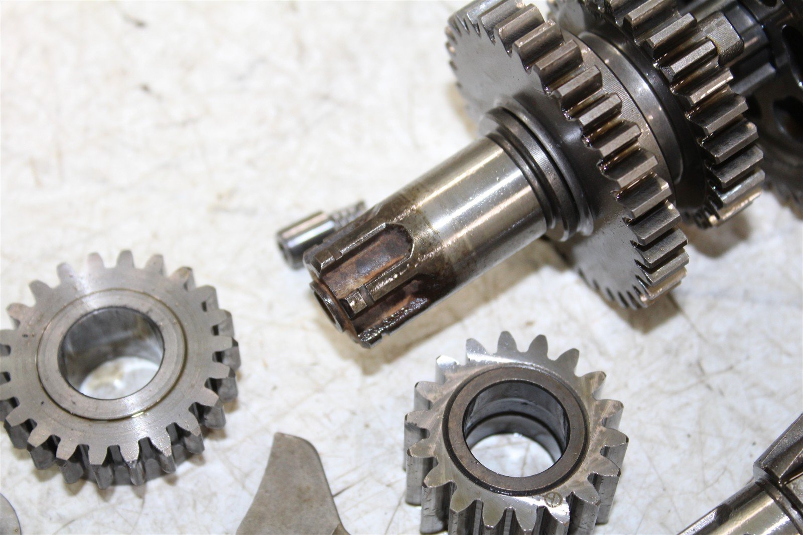 2006 Yamaha TTR 50 E Transmission Gears Shaft Shift Drum 55070