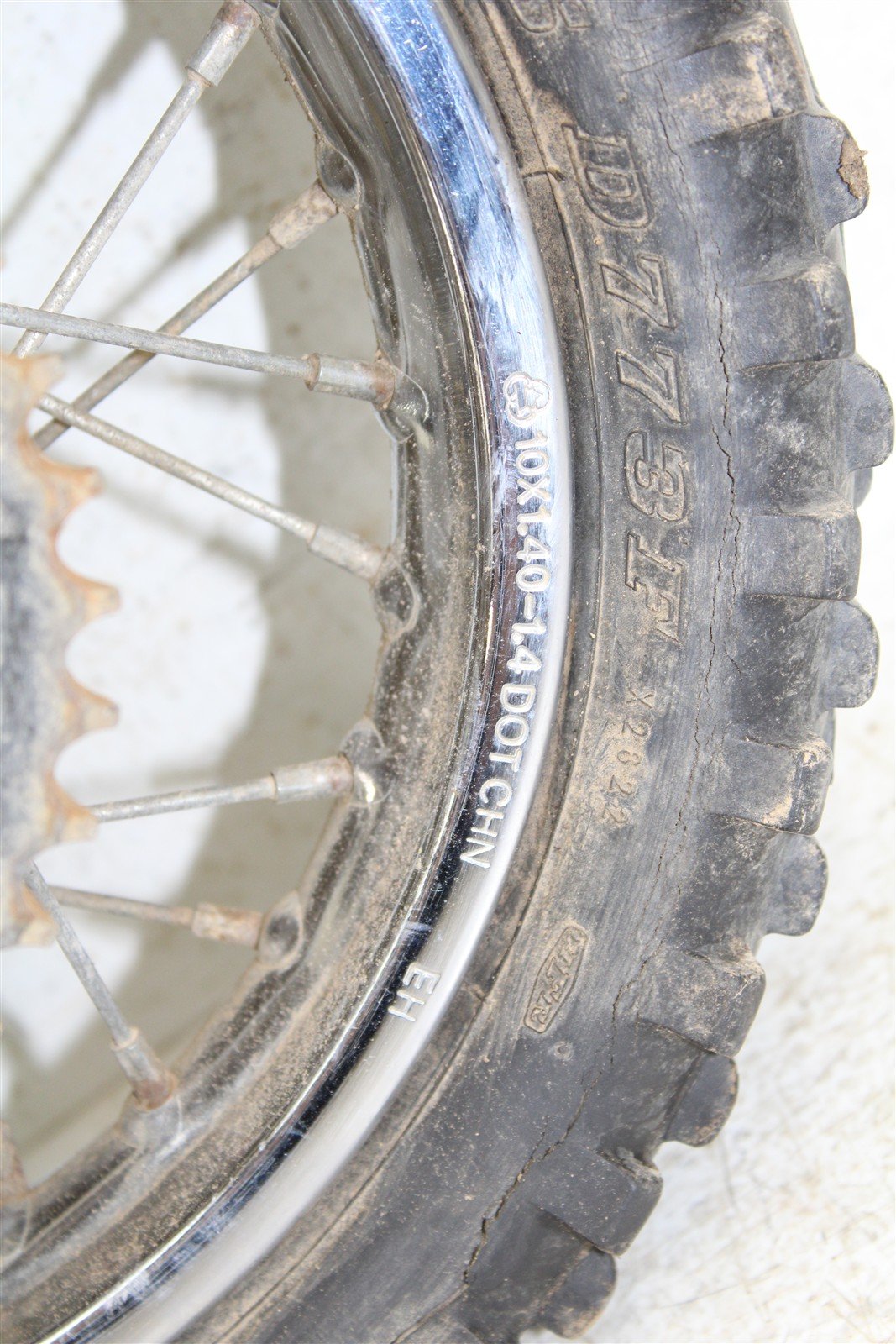 2006 Yamaha TTR 50 E Rear Wheel Rim Hub 55070
