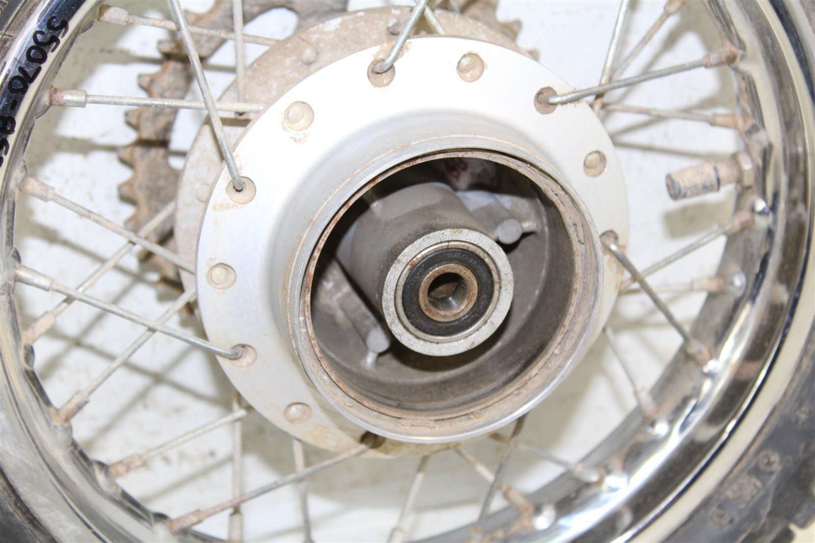 2006 Yamaha TTR 50 E Rear Wheel Rim Hub 55070