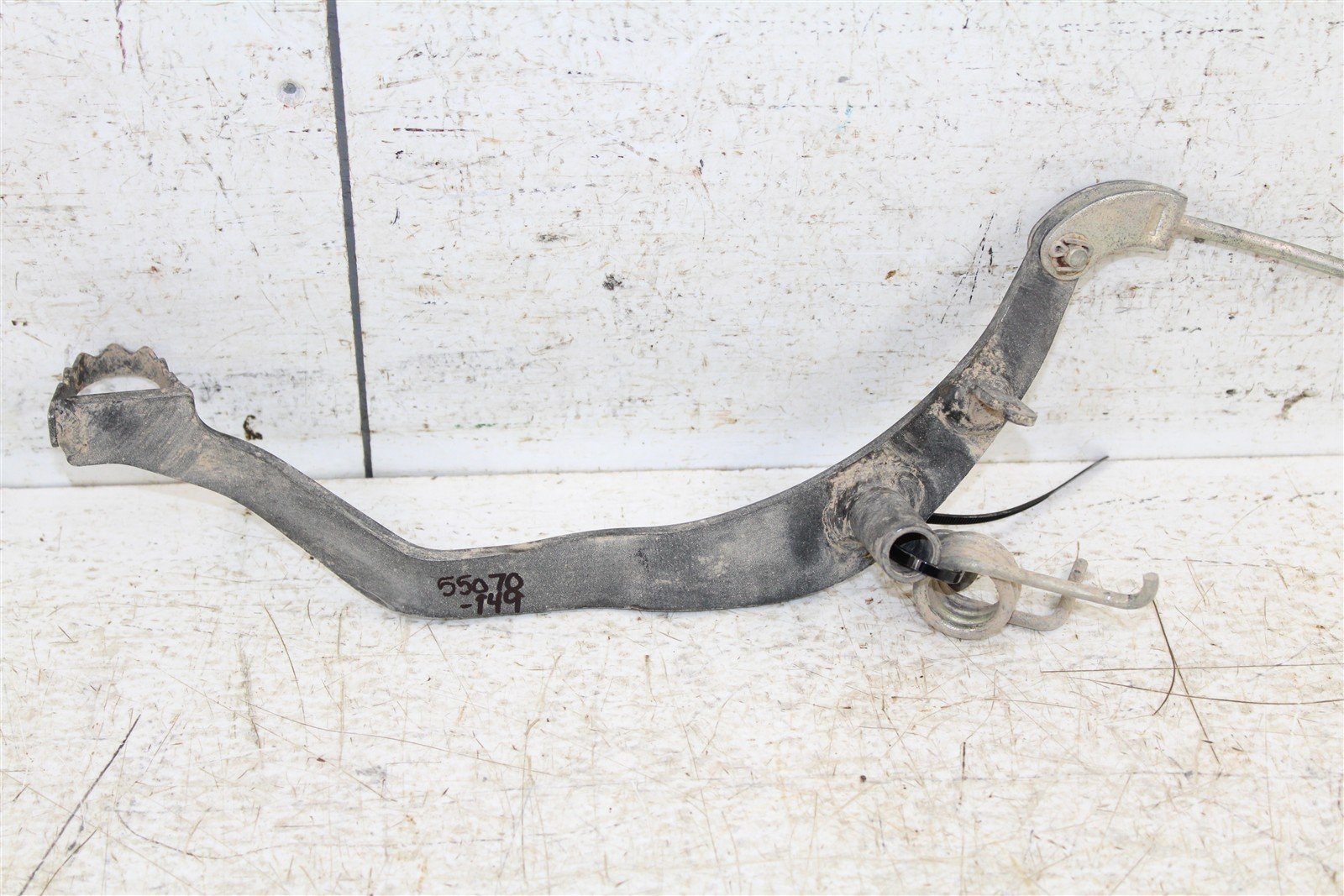 2006 Yamaha TTR 50 E Rear Brake Pedal w/ Push Rod 55070