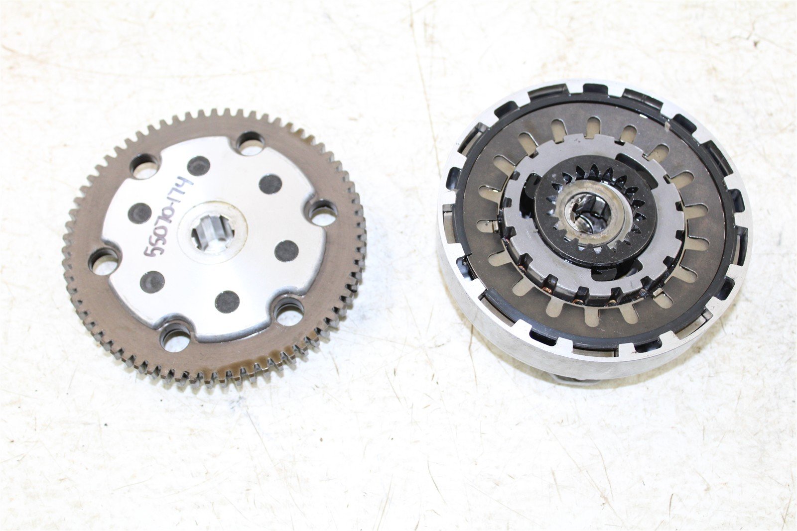 2006 Yamaha TTR 50 E Clutch Basket Inner Hub Pressure Plate 55070