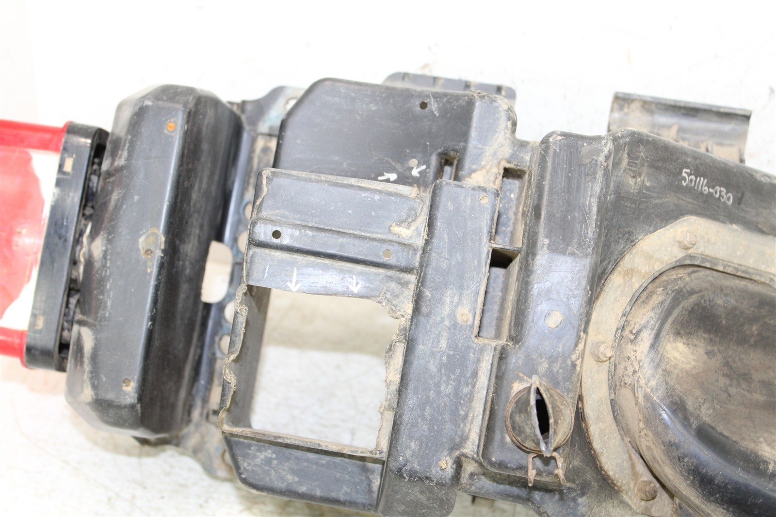 2008 Yamaha Raptor 250 Air Box Intake Housing Boot Filter Cage 50116