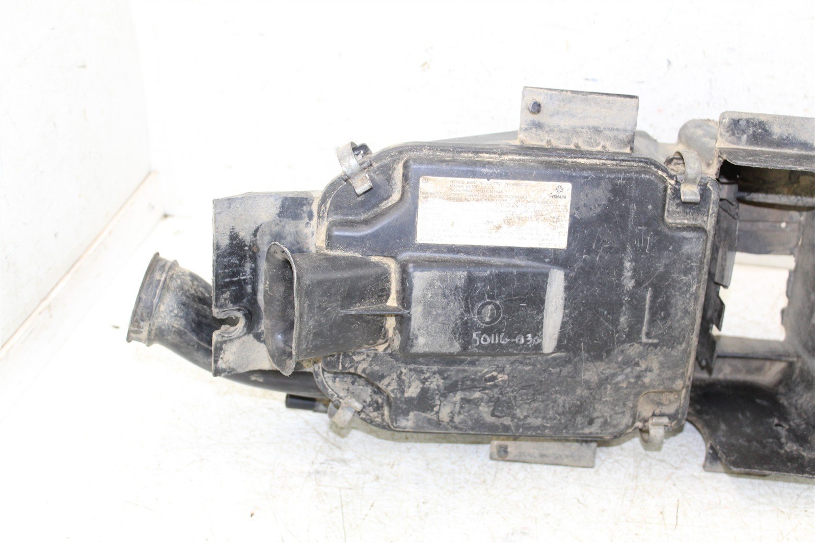 2008 Yamaha Raptor 250 Air Box Intake Housing Boot Filter Cage 50116