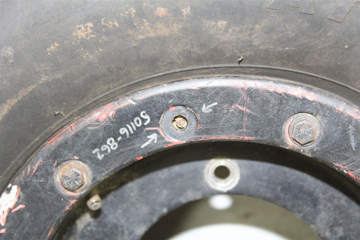 2008 Yamaha Raptor 250 Front Wheel Set Bead Lock Rims 50116