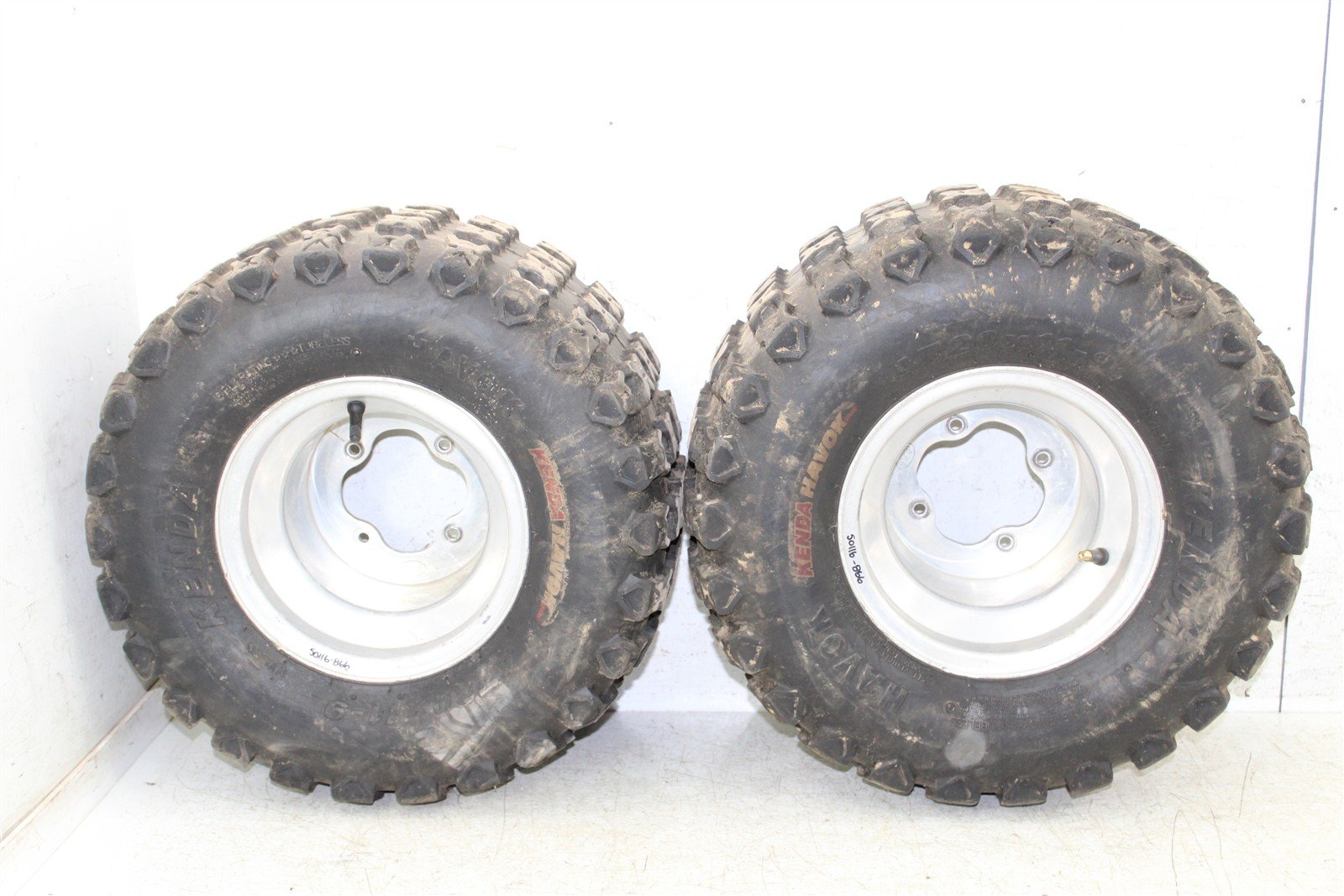 2008 Yamaha Raptor 250 ITP Rear Wheel Set Rims 50116