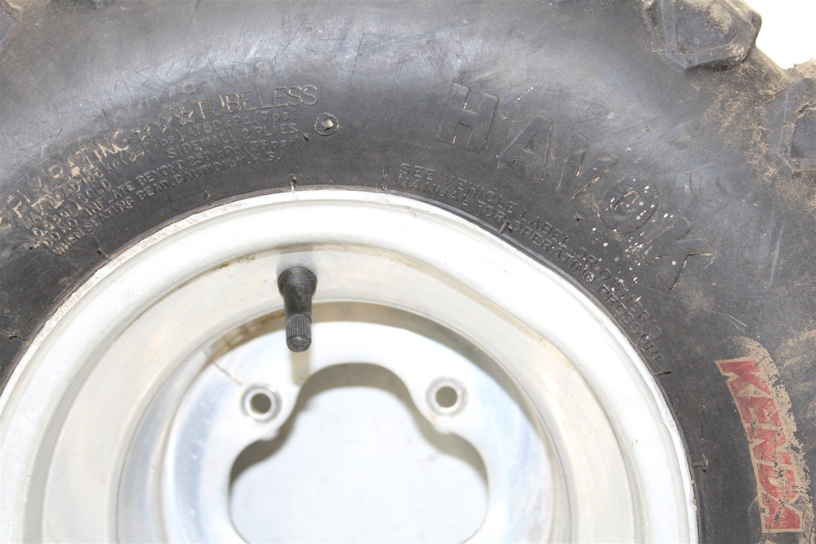 2008 Yamaha Raptor 250 ITP Rear Wheel Set Rims 50116